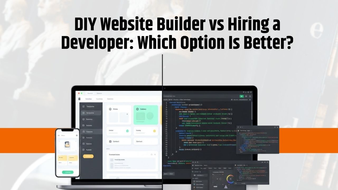 DIY Website Builder vs Hiring a Developer: Which Option Is Better?